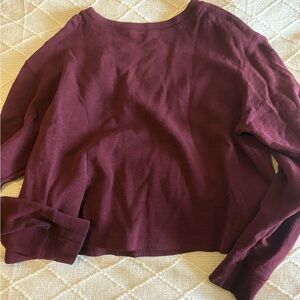 Club Monaco Burgundy Sweatshirt